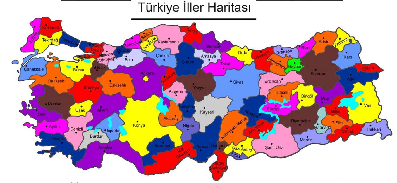 Türkiye İller Haritası